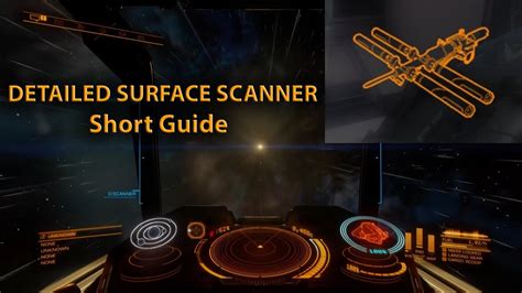 Elite Dangerous Odyssey Detailed Surface Scanner Short Guide Youtube