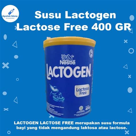 Jual LACTOGEN LACTOSE FREE Nestle 400g Susu Formula Khusus Untuk Bayi