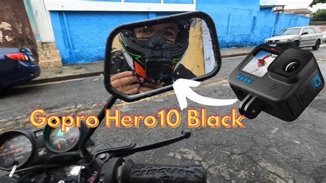 Primeiro Teste Da Gopro Hero 10 No Capacete Microfone Interno YouTube