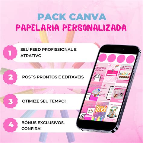 PACK CANVA Papelaria Personalizada