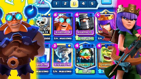 Deck Gigante Elettrico Regina Devastante Clash Royale Ita Youtube