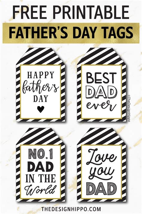 Father S Day Gift Tags Free Printable