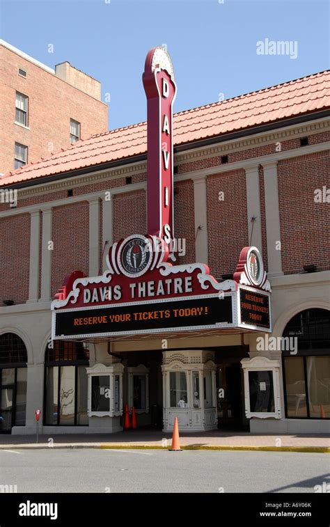 Davis Theater In The Historic City Of Montgomery Alabama Al Stock Photo