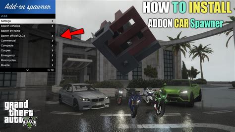 How To Install Addon Car Spawner In Gta V YouTube