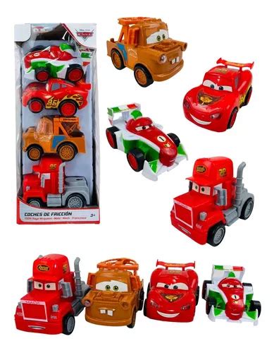 Set De Carros Cars Rayo Mcqueen Mark Mate Francesco Envío gratis