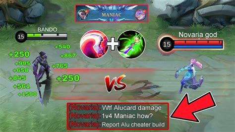 Reason Why New Hero Novaria Users Hate My Alucard X Maniac