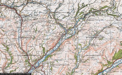 Historic Ordnance Survey Map of Ystalyfera, 1923