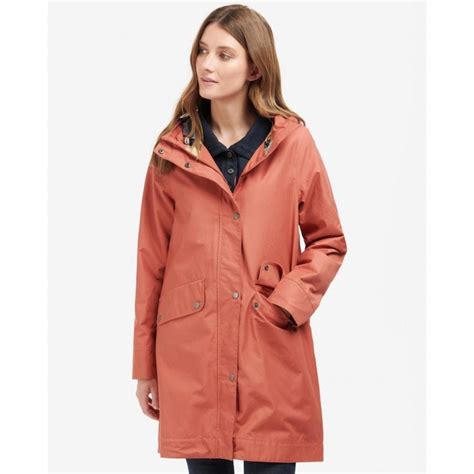 Barbour Honey Suckle Womens Long Waterproof Jacket Womens From Cho