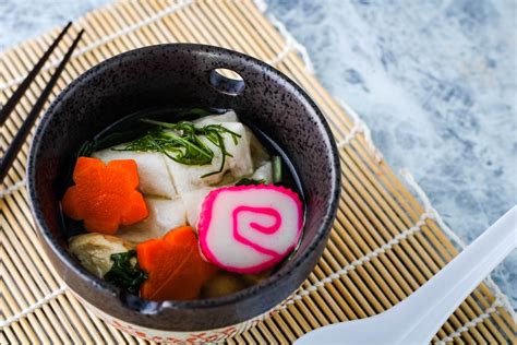 Ozoni Japanese New Year Mochi Soup Recipe Japanese Rice Cake