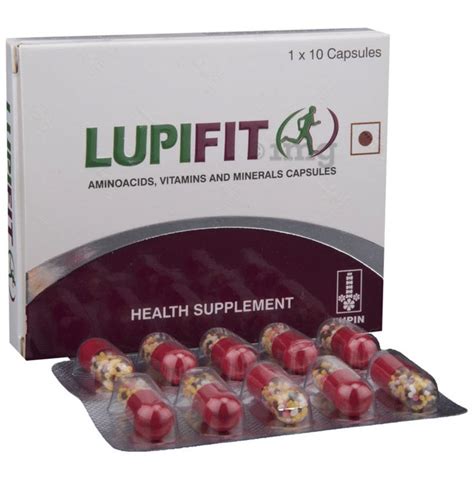 Lupifit Capsule Buy Strip Of 10 Capsules At Best Price In India 1mg