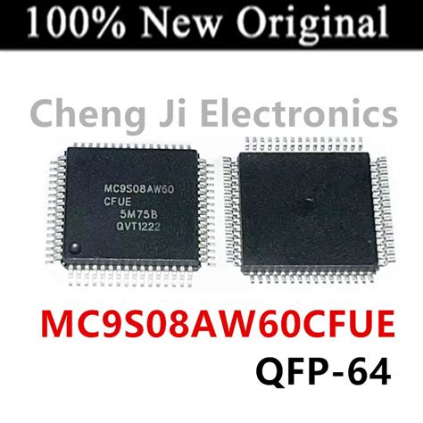 2PCS Lot MC9S08AW60CFUE MC9S08AW60 QFP 64 New Original 8 Bit Universal