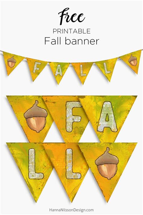 Fall banner | free printable home decor | Fall banner, Fall banner ...