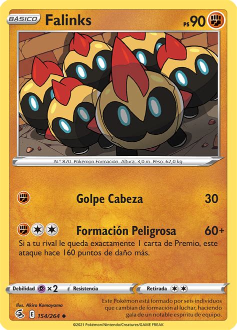 Falinks Golpe Fusión 154 Tcg Wikidex La Enciclopedia Pokémon