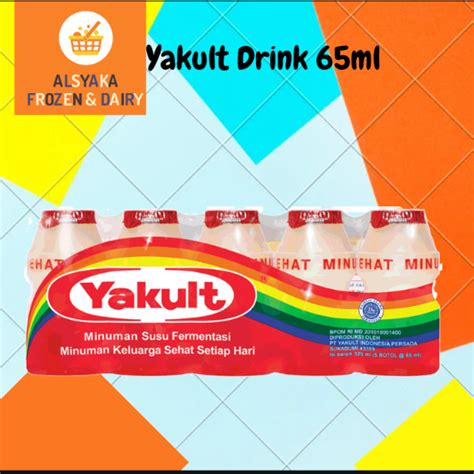 Jual Yakult Drink 65ml 1 Pak Isi 5pcs Shopee Indonesia