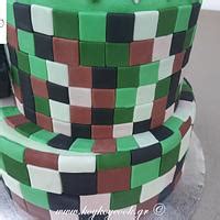 Minecraft Birthday Cake Decorated Cake By Rena CakesDecor