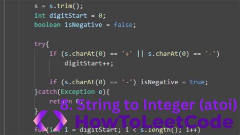 String To Integer Atoi Leetcode Problems Explained Beats