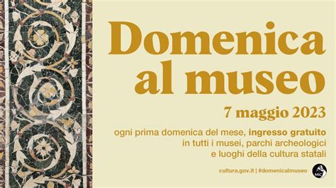 Domenicalmuseo 7 maggio 2023 al Museo delle Civiltà