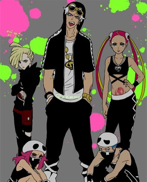 Gladion Guzma Plumeria Team Skull Plumeria Pokemon Pokemon Guzma