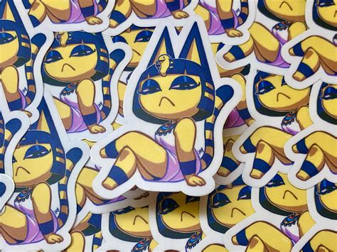 Ankha Sticker 3 Vinyl Sticker - Etsy