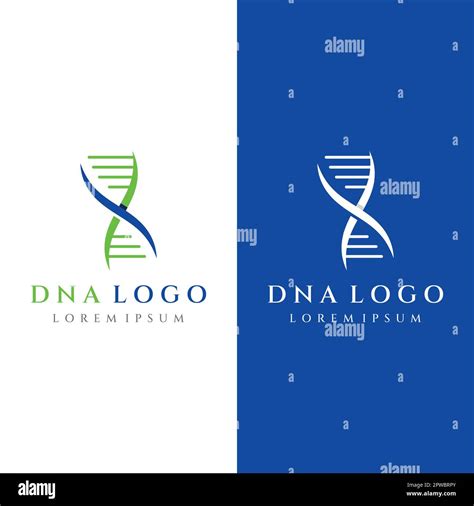 Plantilla De Dise O De Logotipo Dna Elements Tecnolog A Biol Gica Adn