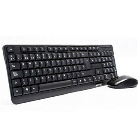 Kit Vorago Teclado Y Mouse Km Inalambrico Negro De Vorago En