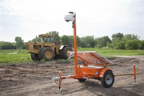 front view of construction jobsite camera | Crossroads Manufacturing