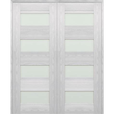 Belldinni Vona 07 08 48 In X 80 In Both Active 4 Lite Frosted Glass Ribeira Ash Wood Composite