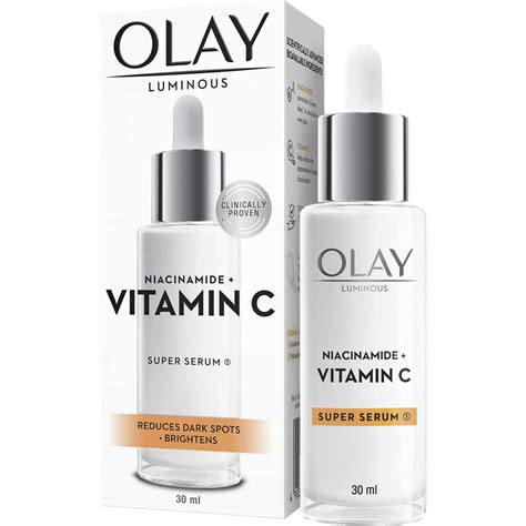 Olay Luminous Niacinamide Vitamin C Super Face Serum 30ml Woolworths