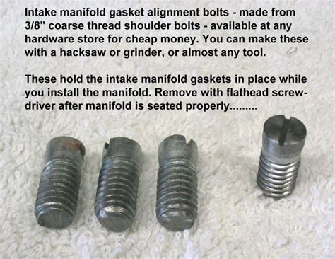 Intake Manifold Gasket Alignment Tool Team Camaro Tech