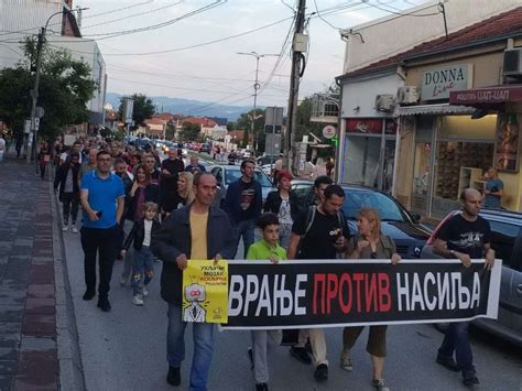 Iz Minuta U Minut Drugi Protest Vranje Protiv Nasilja Vranjski