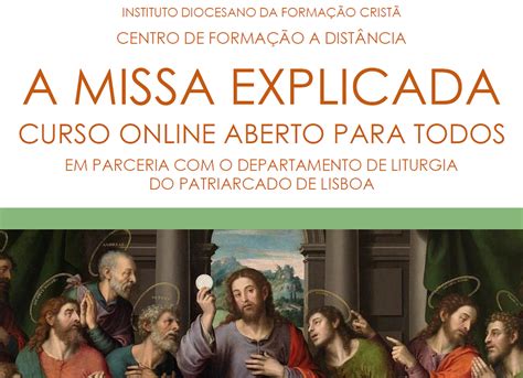 A Missa Explicada Formação online Paróquia de Caldas da Rainha