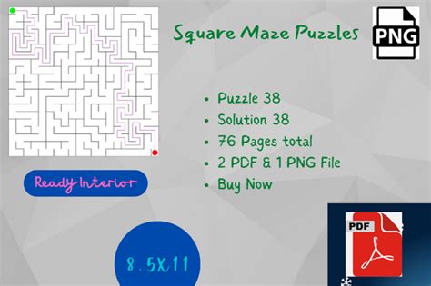 Maze Puzzle Book Graphic by Luham Digital Products · Creative Fabrica