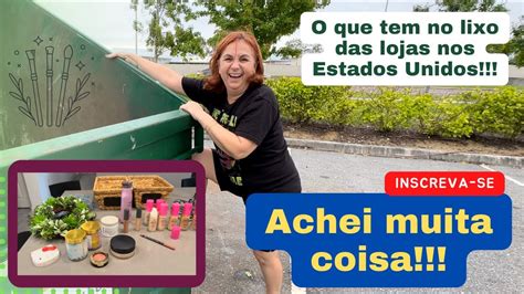 Saco Surpresa De Maquiagem Dentro Do Dumpster Diving Lixo Das Lojas