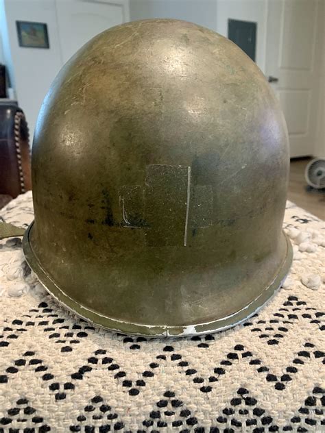 WW2 medic military helmet | Collectors Weekly