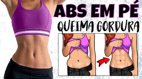 7 Min Abdominais Em Pé Para Perder Barriga Em 1 MÊs Treino Abdominal