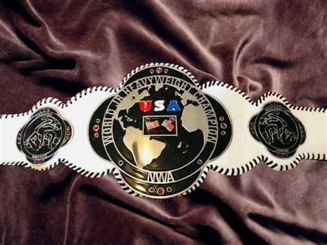 NWA World JR Heavyweight Champion Belt Rebels Junior Old Championship ...