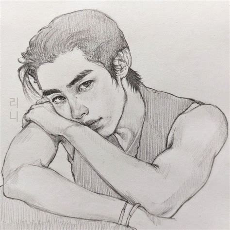 Sunghoon Enhypen In Cute Sketches Sketches Easy Kpop Drawings