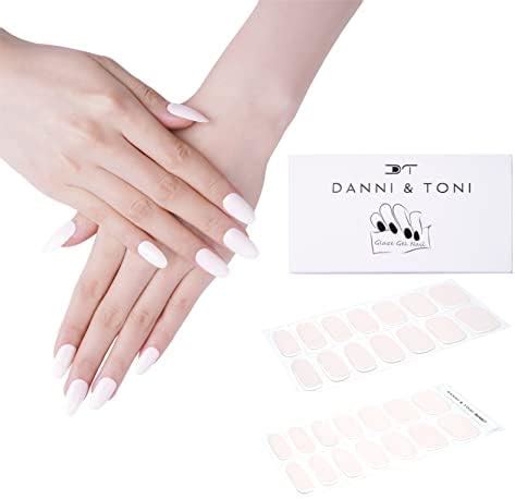 DANNI TONI Halb ausgehärtete Gel Nagelfolien Soft Pink Rosa Blass