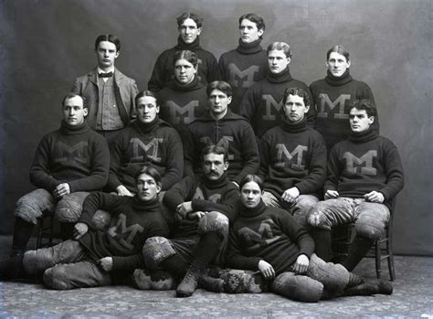 University Of Michigan Football Team 1897 Michigan Football