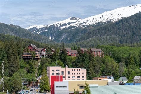 Ketchikan Alaska Cape Fox Lodge Above Historic Ketchikan Downtown