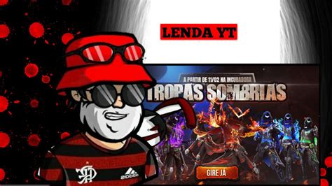 FREE FIRE AO VIVO LENDA YTB NOVO INCUBADORA TROPAS SOMBRIAS YouTube