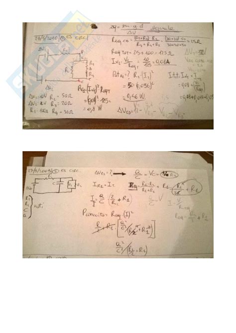 Circuiti Moto E Fluidi Appunti Di Fisica