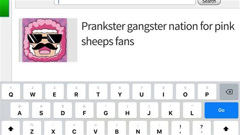 Join My Group Prankster Gangster Nation For Pink Sheep Fans YouTube