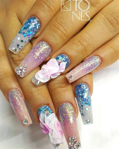 Tones Nail Art Examples Gel Designs Nail Art Designs Nails Design Acrylic Gel Acrylic Colors