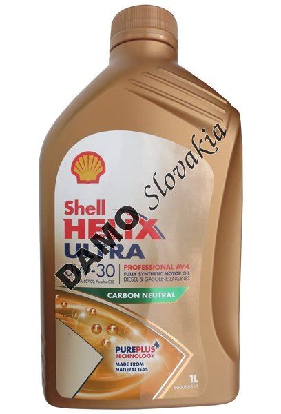 Shell Helix Ultra Professional Av L W L Motorov Oleje Sk