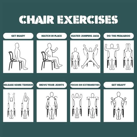 Chair Exercise Routines 10 Free PDF Printables Printablee Workout