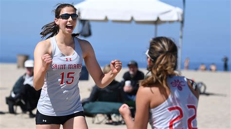 Top Seeds Advance At The 2018 Wcc Beach Volleyball Championship Youtube