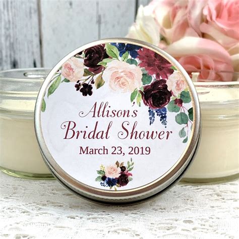 Set Of 6 Rustic Bridal Shower Favors Rustic Wedding Rustic Etsy