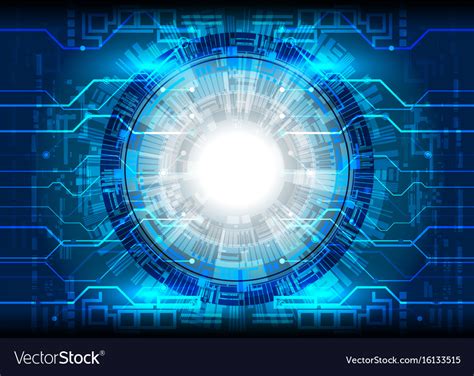 Abstract Circle Technology Royalty Free Vector Image