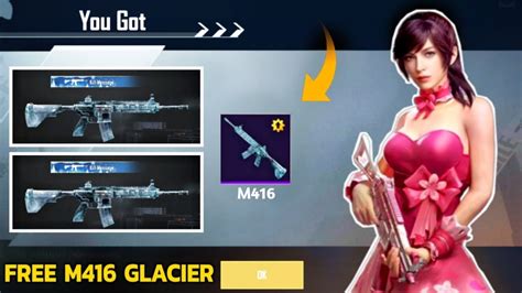 Pubg Mobile Free M416 Glacier Skin Pubg Mobile New Trick Season 15